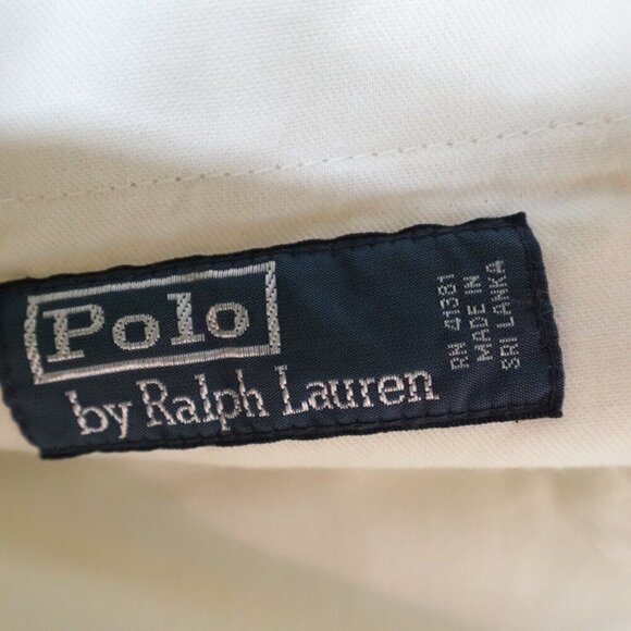Polo Ralph Lauren Pants 40 x 31 Beige Buckleback Chino Flat Front NEW READ - Picture 6 of 13